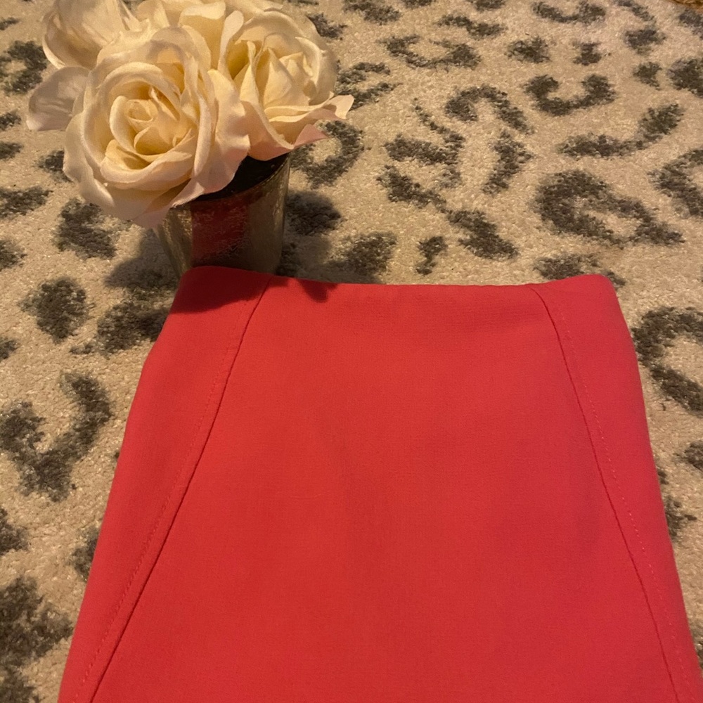 Halogen Salmon Pencil Skirt